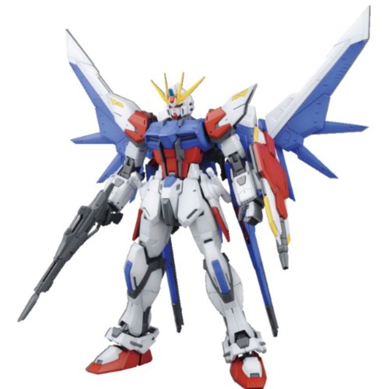 GAT-X105B Build Strike Gundam GAT-X105B/FP Build Strike Gundam Full Package - 1/100 scale - MG (#176), Gundam Build Fighters - Bandai