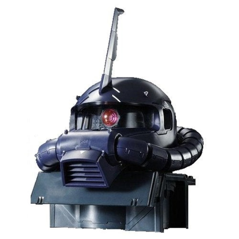 MS-06R-1A Zaku II Head (Black Tri-Stars Custom version) - 1/35 scale - HGGO Kidou Senshi Gundam: The Origin - Bandai