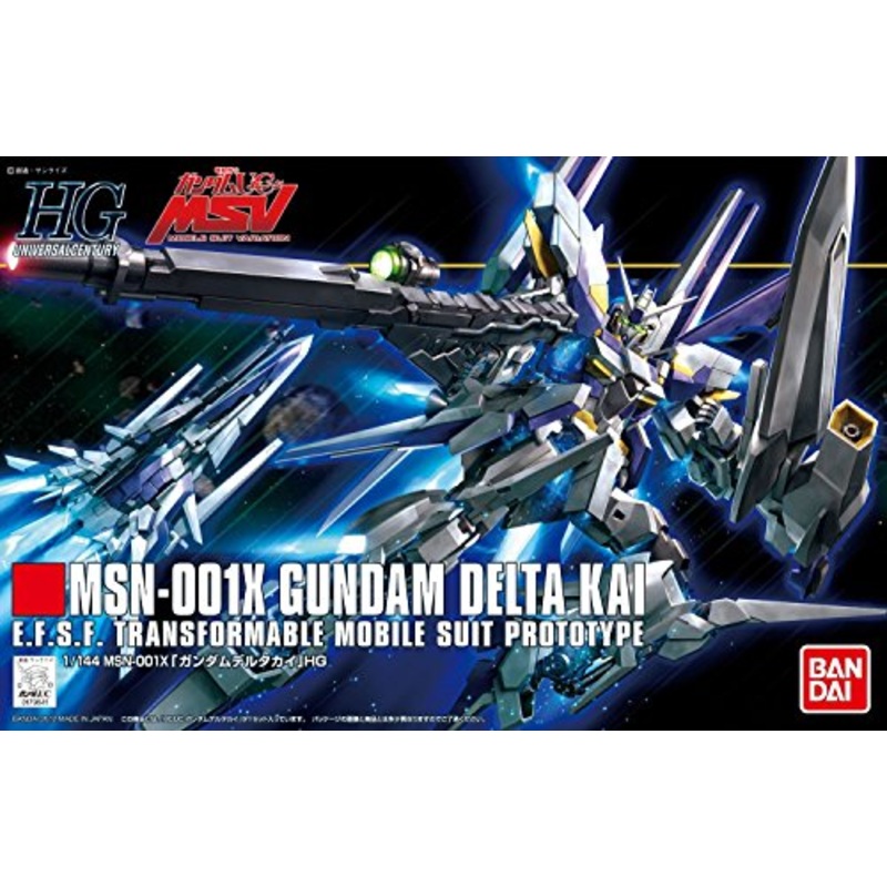 MSN-001X Gundam Delta Kai - 1/144 scale - HGUC (#148) Gundam Unicorn Mobile Suit Variations - Bandai