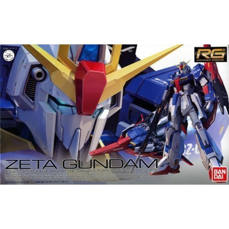 MSZ-006 Zeta Gundam (Clear color ver. version) - 1/144 scale - RG, Kidou Senshi Z Gundam - Bandai