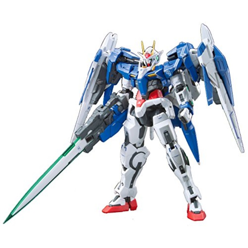 GN-0000 + GNR-010 00 Raiser GN-0000 00 Gundam GNR-010 0 Raiser - 1/144 scale - RG (#18), Kidou Senshi Gundam 00 - Bandai