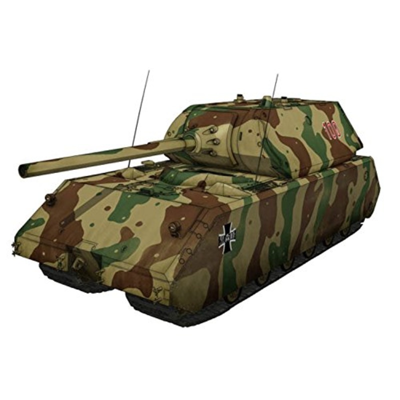 Maus (Kuromorimine Girls High School Ver. version) - 1/72 scale - Girls und Panzer - Platz