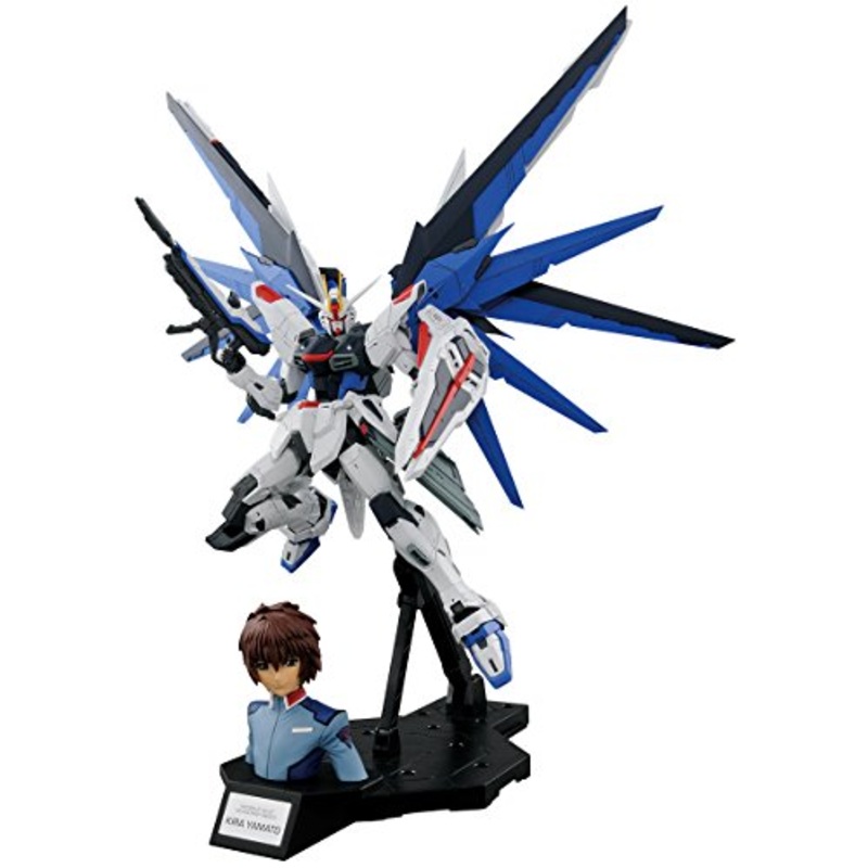 Kira Yamato ZGMF-X10A Freedom Gundam Dramatic Combination - Freedom Gundam ver. 2.0 & Kira Yamato, - 1/100 scale - Figure-rise BustMG, Kidou Senshi Gundam SEED - Bandai