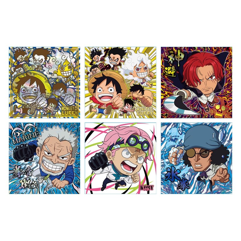 Nyaformation "One Piece" Pirates Sticker Wafer Card LOG. 10