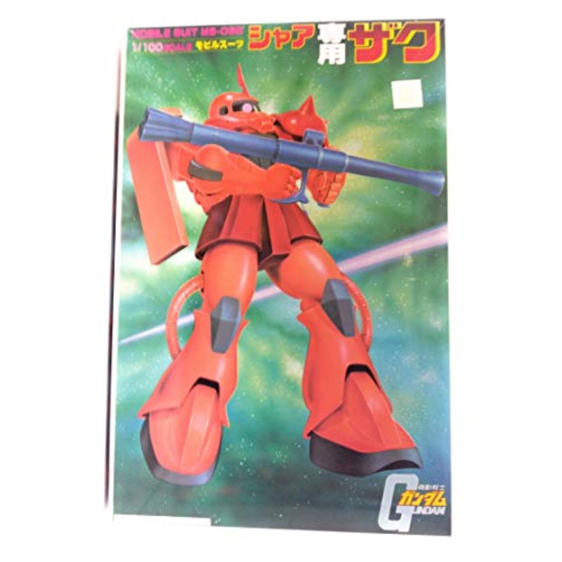 MS-06S Zaku II Commander Type Char Aznable Custom - 1/100 scale - Kidou Senshi Gundam - Bandai