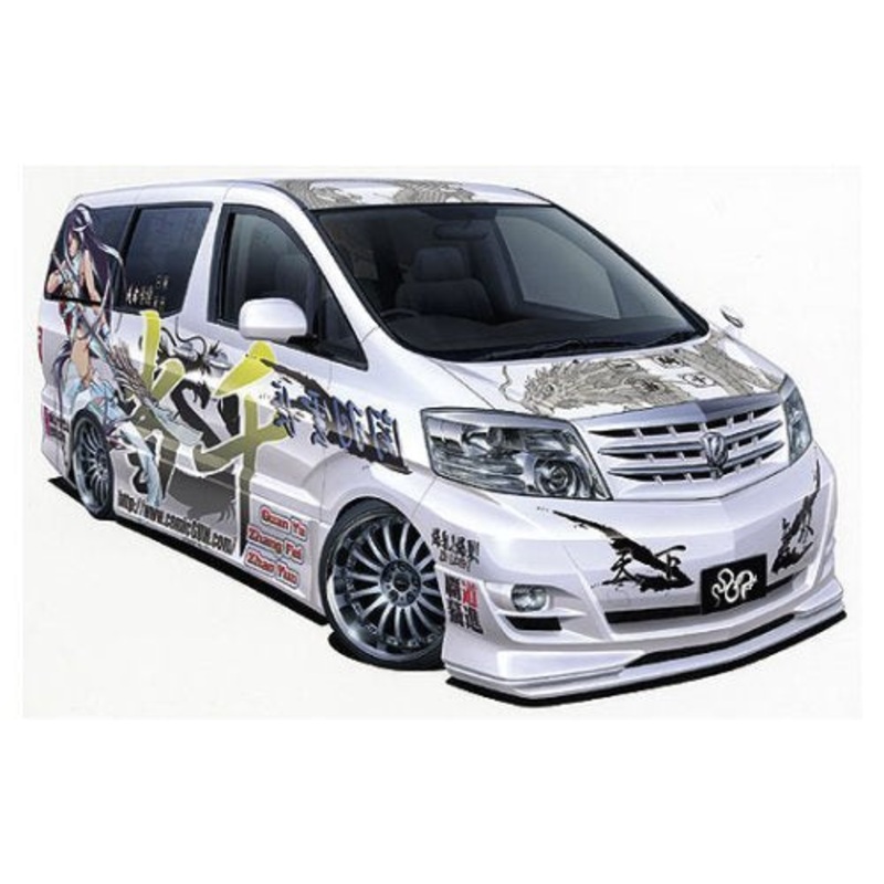 Toyota Alphard MS/AS (2005 version) version - 1/24 scale - Itasha Ikki Tousen - Aoshima