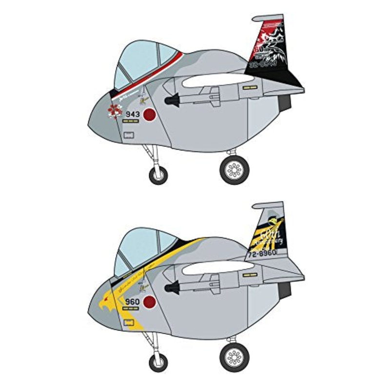 F-15 Eagle (JASDF 60th Anniversary Special version) Eggplane Series - Hasegawa