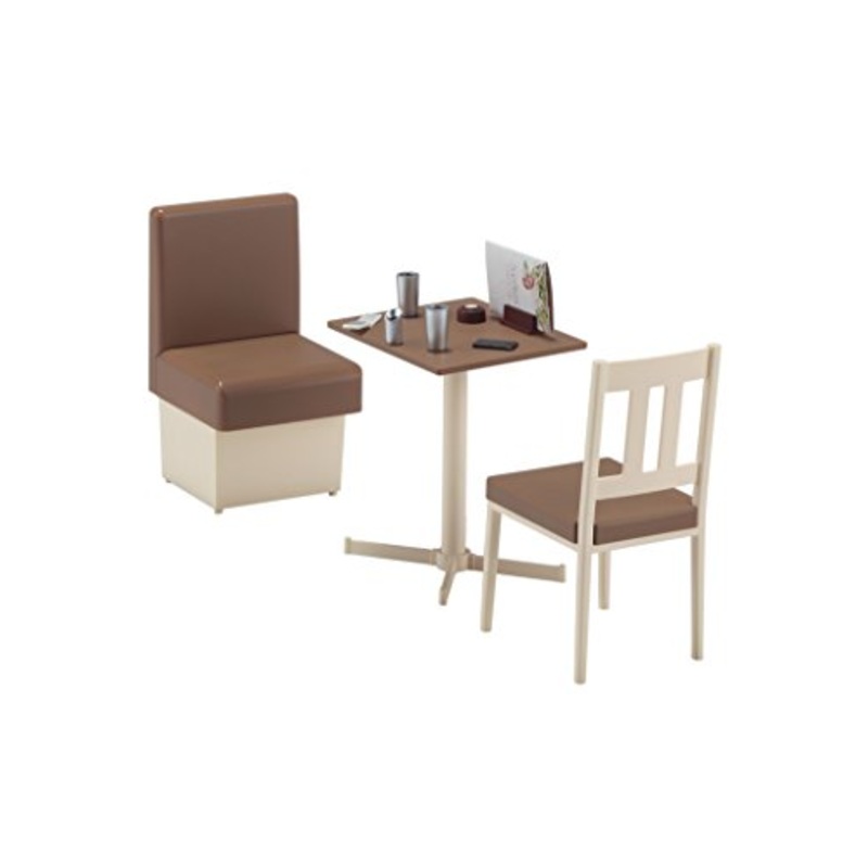 Family Restaurant Table and Chair - 1/12 scale - 1/12 Posable Figure Accessory - Hasegawa