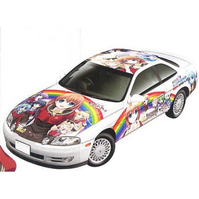 Hanasaki Yukie Nahara Natsu Okita Megumi W.L.O. Sekai Renai Kikou Toyota Soarer (Toyota Soarer 4.0GT-L version) - 1/24 scale - Itasha W.L.O. Sekai Renai Kikou - Fujimi