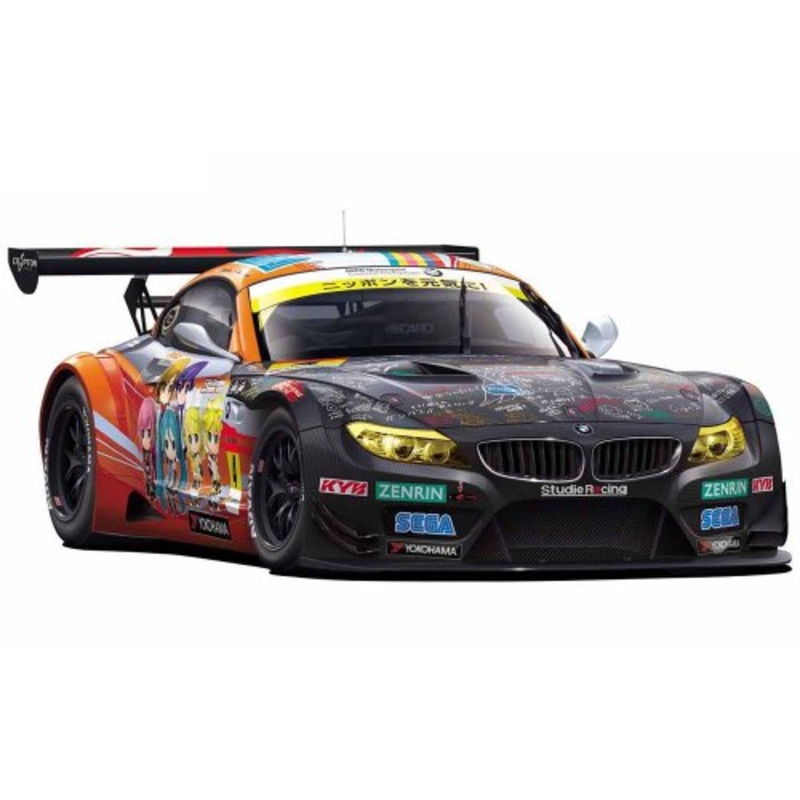 Hatsune Miku 2012 ProjectMirai GOOD SMILE Racing BMW Z4 GT3 (BMW Z4 GT3 - Round 2 (Fuji) version) - 1/24 scale - Itasha GOOD SMILE Racing - Fujimi