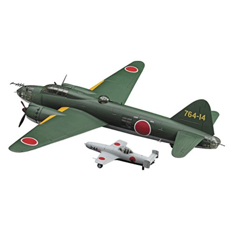 Mitsubishi G4M2E Type 1 Attack Bomber Model 24-Tei w/Ouka Model 11 (Sonic Speed Thunderbolt Attack Corps version) - 1/72 scale - Creator Works, The Cockpit - Hasegawa