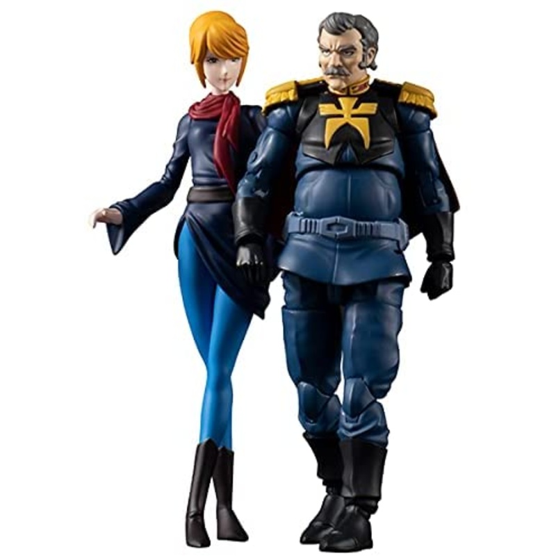 "Gundam" G.M.G. Principality of Zeon 07 Ramba Ral & Crowley Hamon