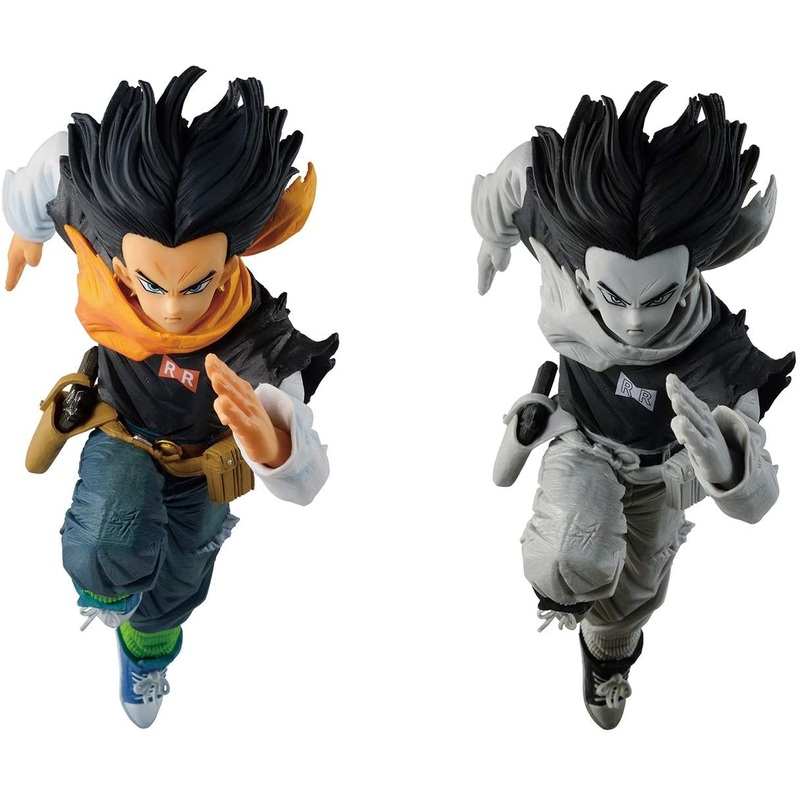 "Dragon Ball Z" BANPRESTO WORLD FIGURE COLOSSEUM Zoukei Tenkaichi Budoukai2 Android 17 Normal + Special ver.
