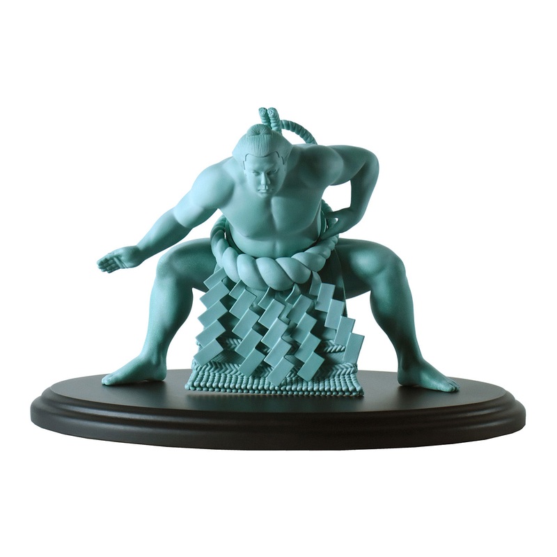 "Chiyonofuji Mitsugu" The 58th Yokozuna Chiyonofuji Green Blue Specification Model