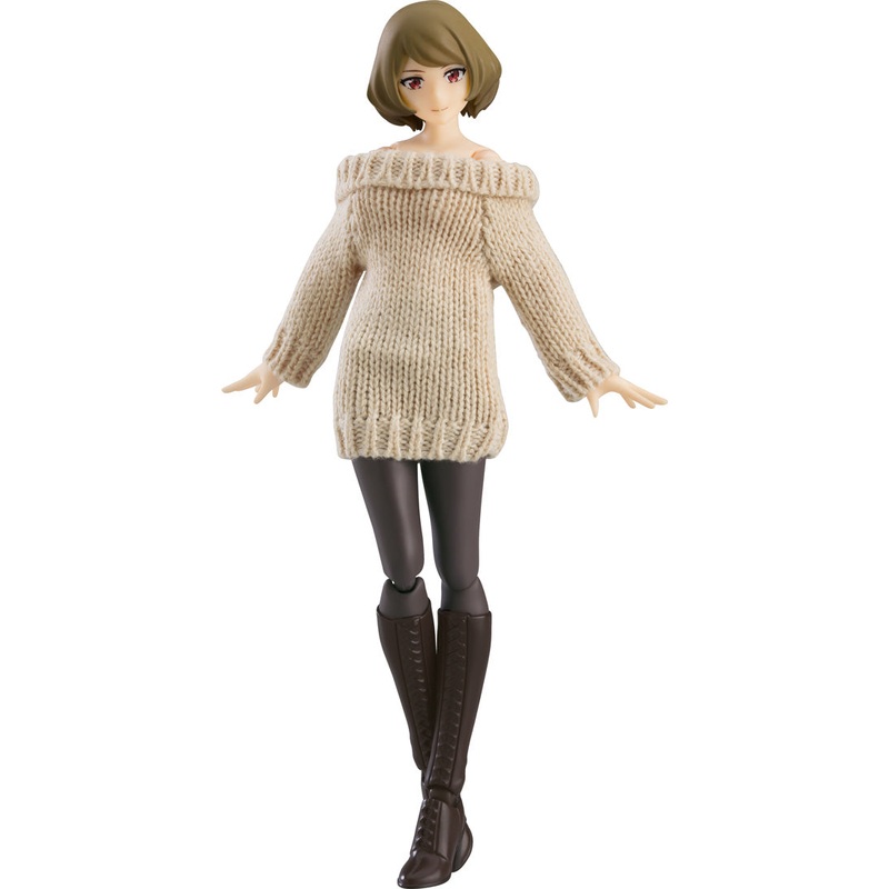 "figma Styles" figma#574 Female Body (Chiaki) with Off-the-Shoulder Sweater Dress