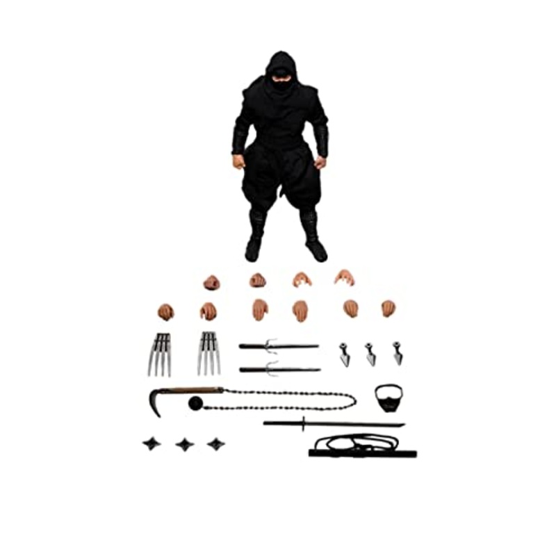 VTOYS x 6INCH SN001 SHADOW NINJA (BLACK) 1/12 SCALE ACTION FIGURE