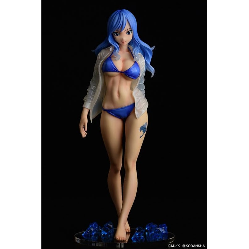 "Fairy Tail" Juvia Lockser Gravure Style Wet See-through Shirt SP