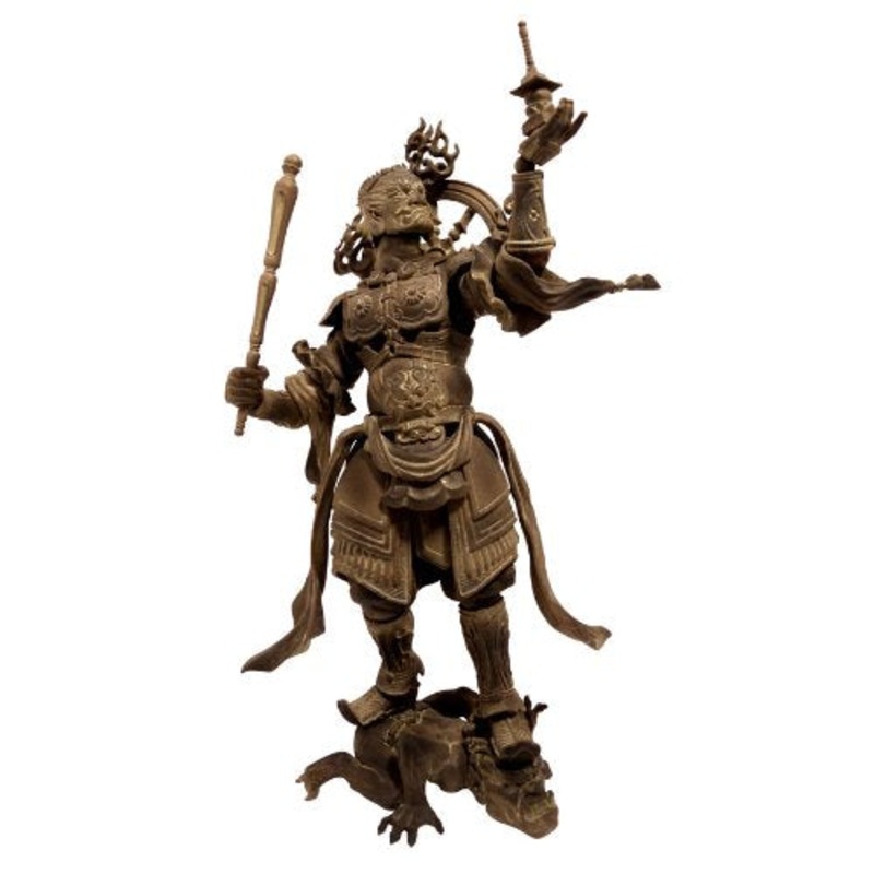 Tamon-ten (Wood Ver. version) Revoltech Takeya - Kaiyodo