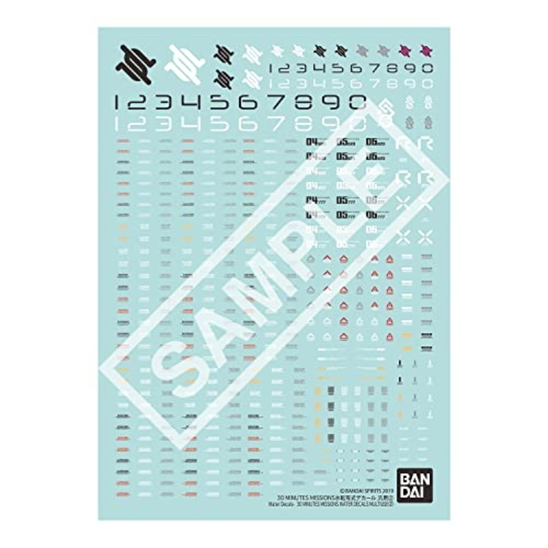 30MM Water Slide Decal General Purpose 2