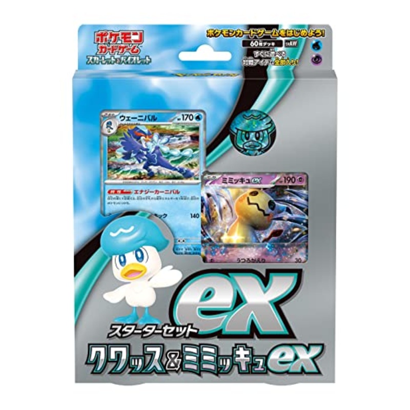 Pokemon Card Game Scarlet & Violet Starter Set ex Quaxly & Mimikyu ex
