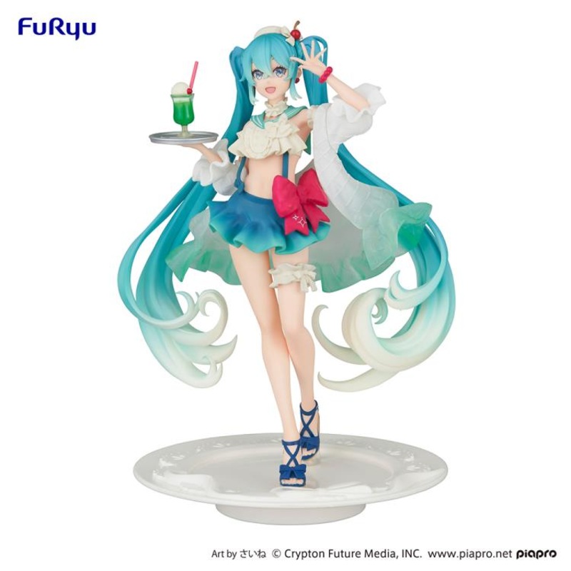 "Character Vocal Series 01 Hatsune Miku" Excd Creative Figure SweetSweets Cream Soda