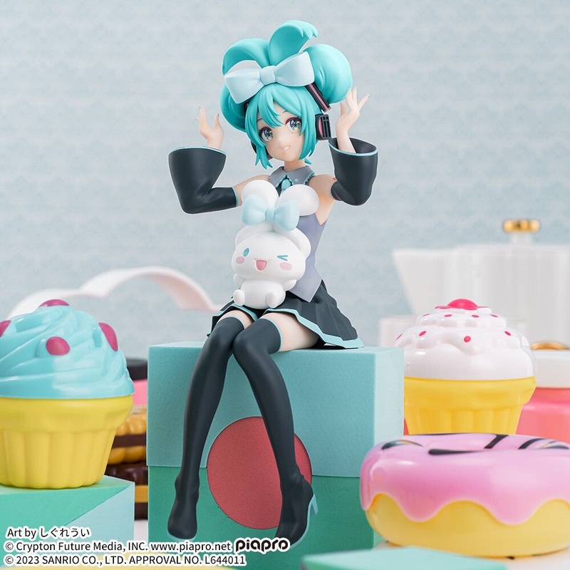 "Hatsune Miku Series" Premium Perching Figure Hatsune Miku x Cinnamoroll