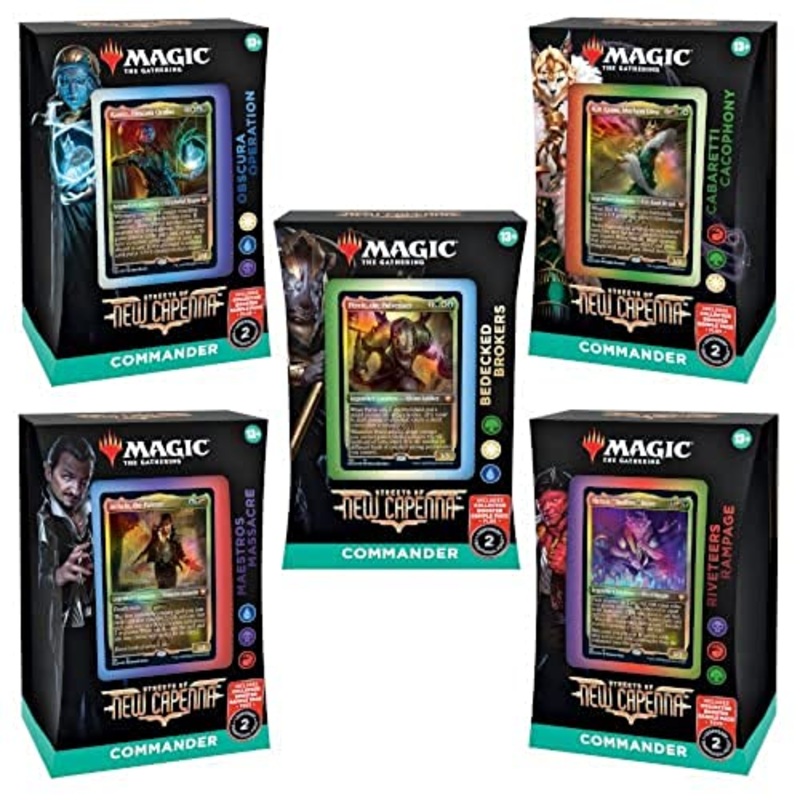 MAGIC: The Gathering Streets of New Capenna Commander Deck 5 Types (English Ver.)